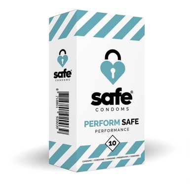 Prezerwatywy opóźniające - Safe Perform Safe 10 szt